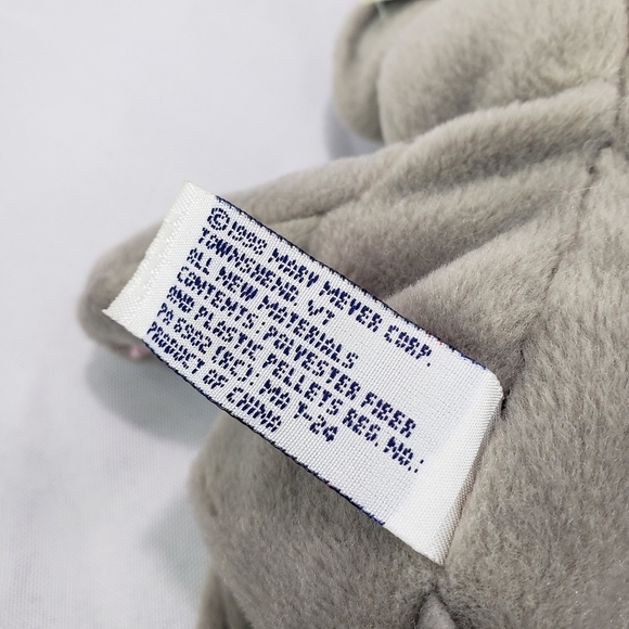 Mary Meyer Snuffy Gray Mouse Beanbag Plush Stuffed Toy Yankee Candle 8 Inch 1998 - Picture 7 of 8